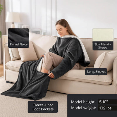 Electric Wearable Heated Blanket